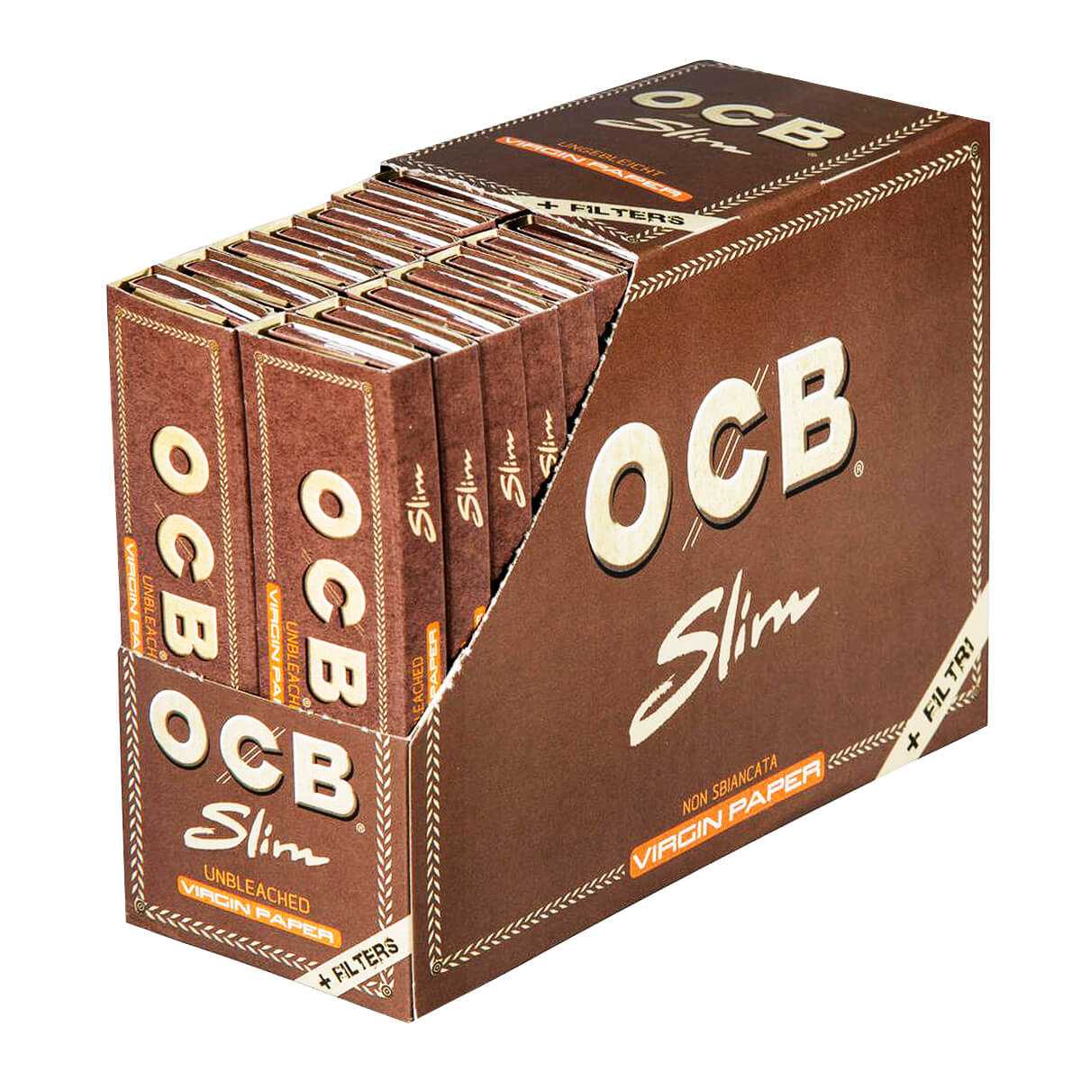 OCB Virgin Papers + Tips, feuilles à rouler cannabis WAZY