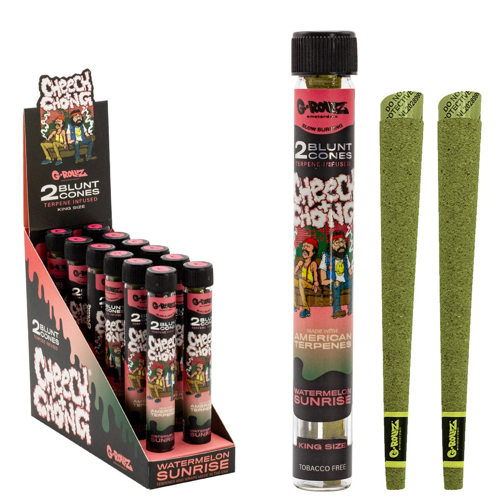 Cheech & Chong(TM) Terpene Infused Blunt Cones 'Watermelon Sunrise' - Blunt Cones WAZY - vue 3