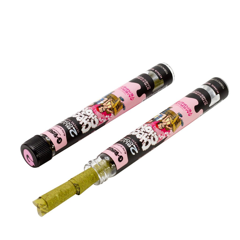 Cheech & Chong Strawberry Cheesecake, blunt pré-roulé cannabis WAZY
