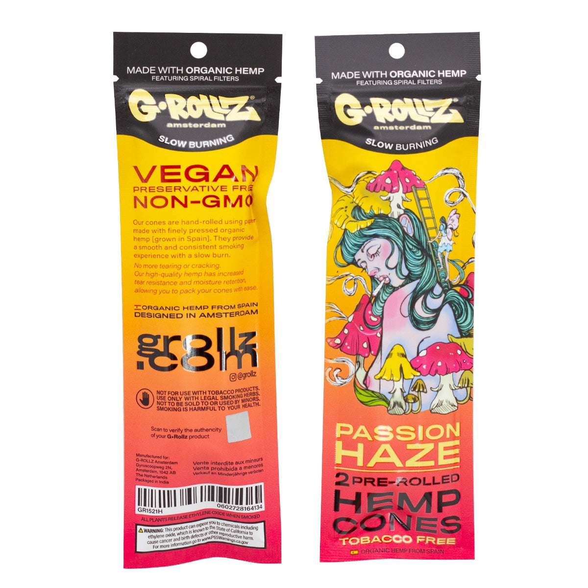 Passion Fruit Flavored, blunt pré-roulé cannabis WAZY