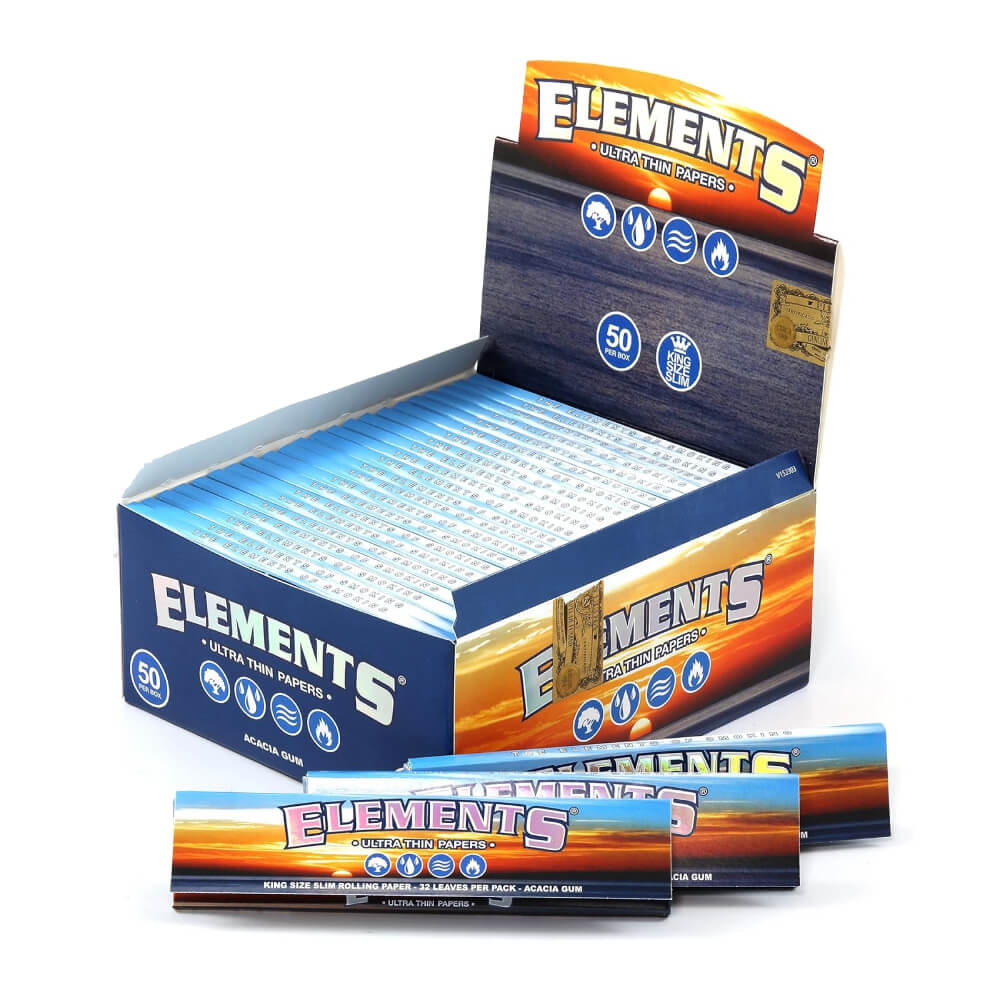 Elements King Size, feuilles à rouler cannabis WAZY