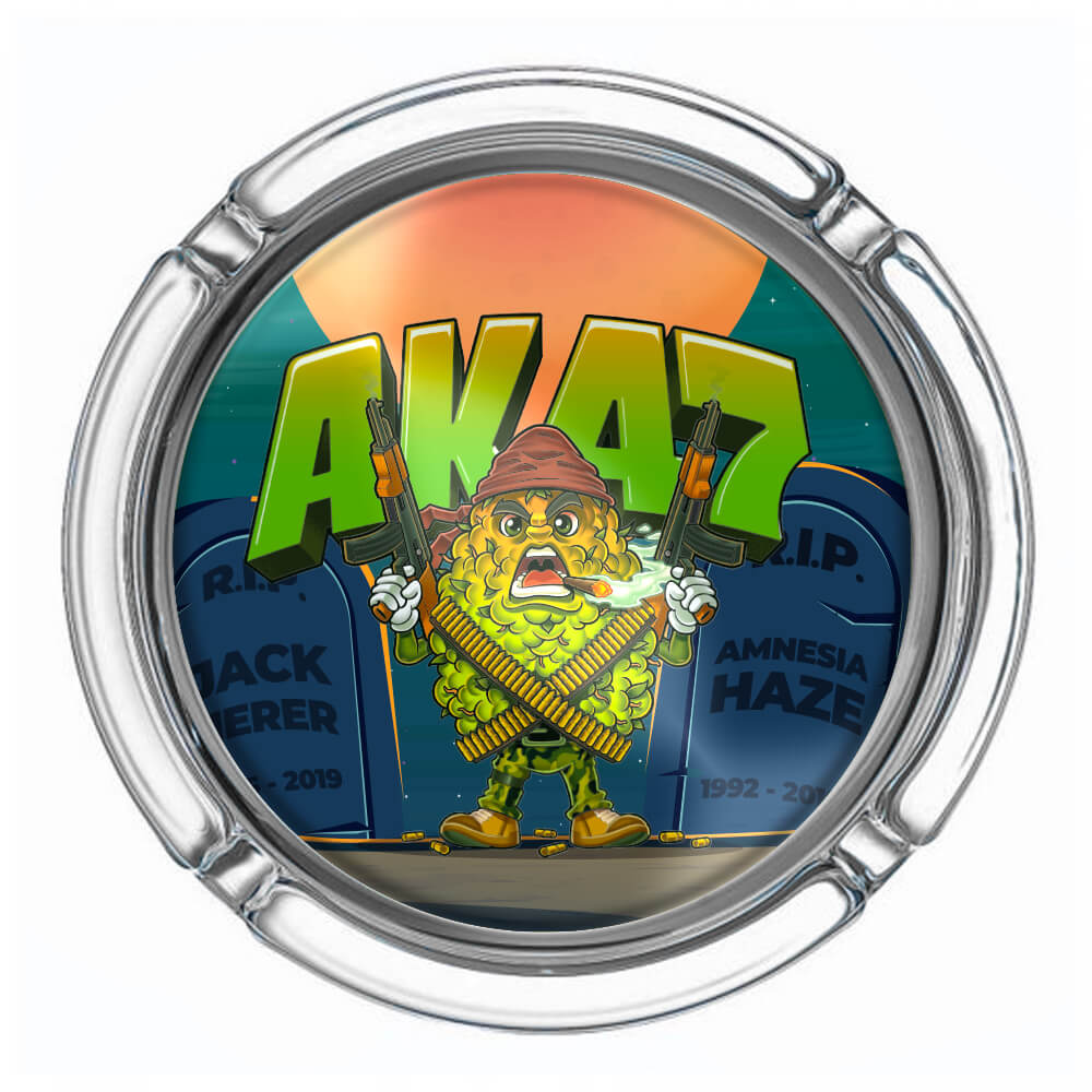 Cendrier AK-47 en Verre cendrier cannabis premium WAZY