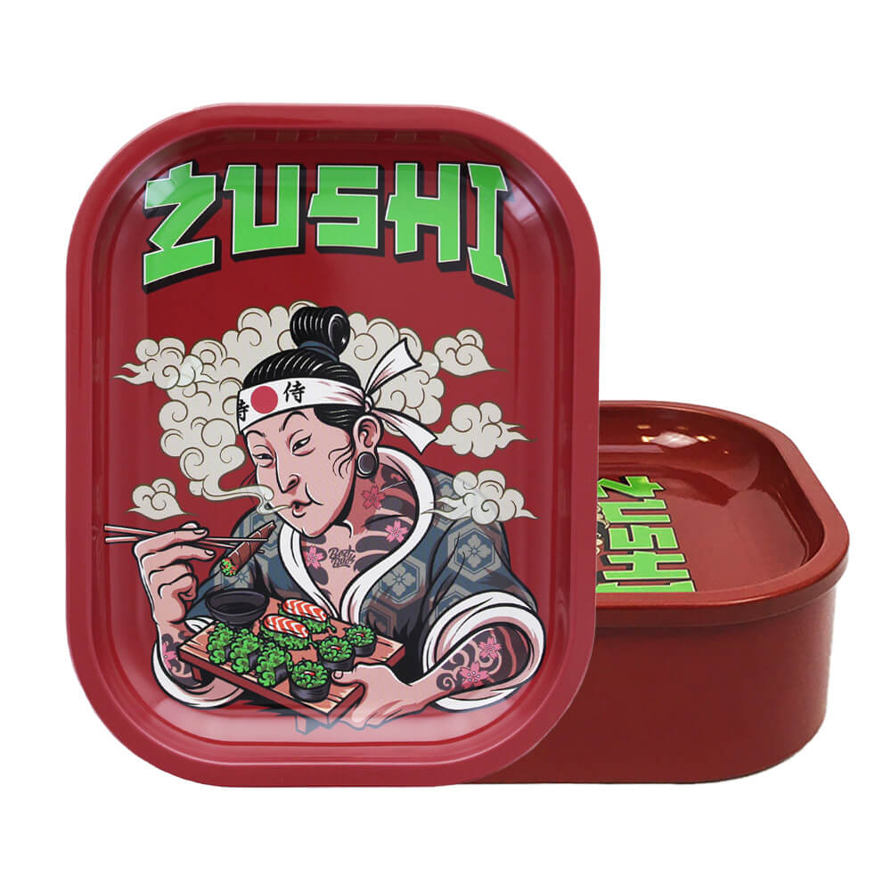 Best Buds Zushi, boîte métallique rangement cannabis WAZY