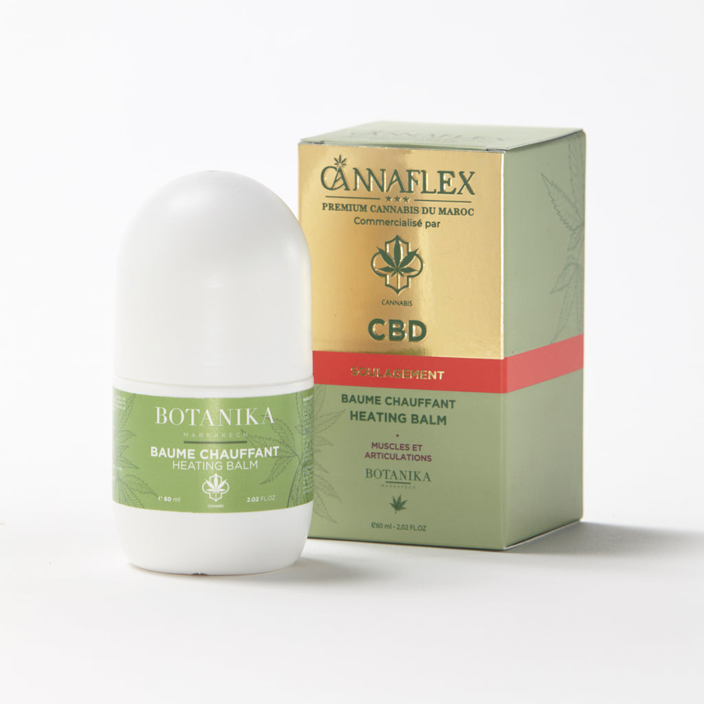Baume Chauffant anti au CBD WAZY, cosmétique naturel premium