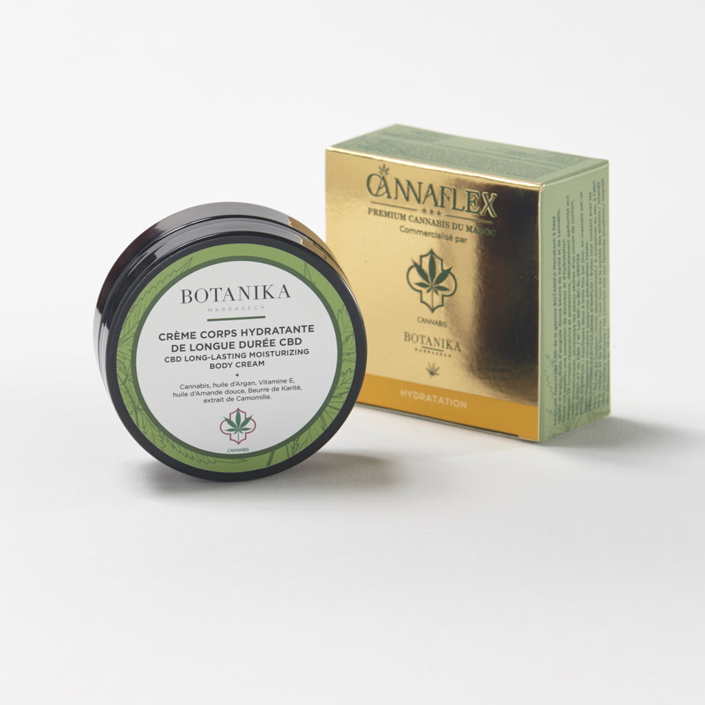 Crème Corps Hydratante au CBD WAZY, cosmétique naturel premium