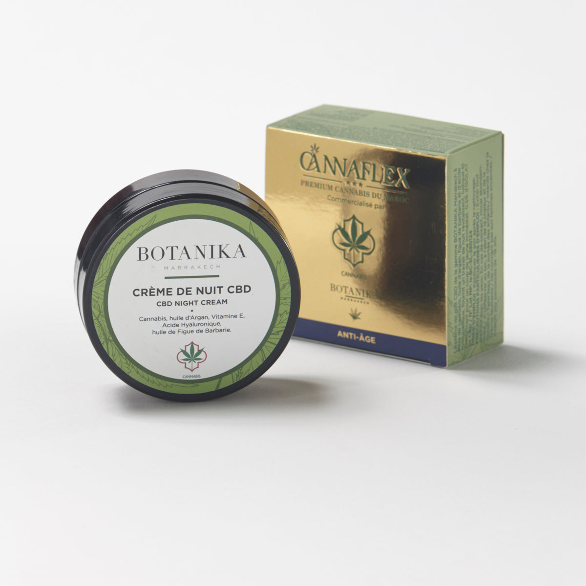 Crème de Nuit Réparatrice au CBD WAZY, cosmétique naturel premium