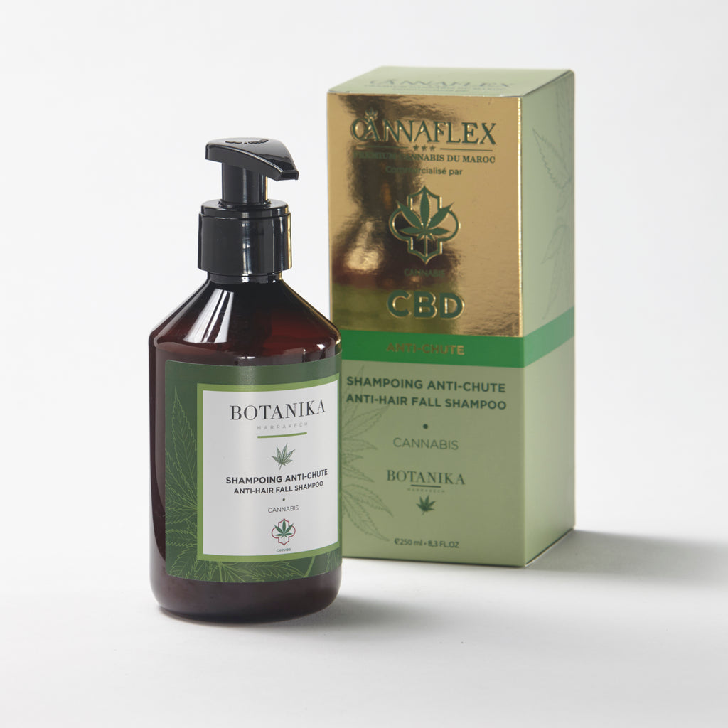 Shampoing Anti-chute au CBD WAZY, cosmétique naturel premium